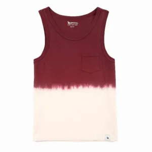 Men’s full cotton dip dye casual tank