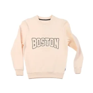 3D embossed graphic men’s fleece crew neck sweater shirt