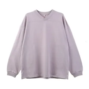 Custom Men’s French Terry 100% Cotton Sweatshirts Acid Wash Top