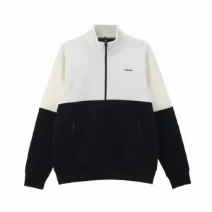 Custom Men’s Cotton Polyester Fleece Jacket Men Sports Top